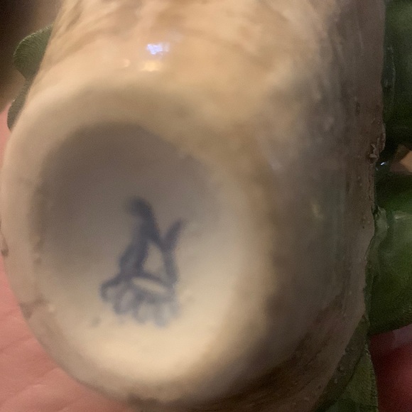 Vintage Nuova Capodimonte Porcelain Mini Basket Pink Yellow Flowers - Picture 7 of 7